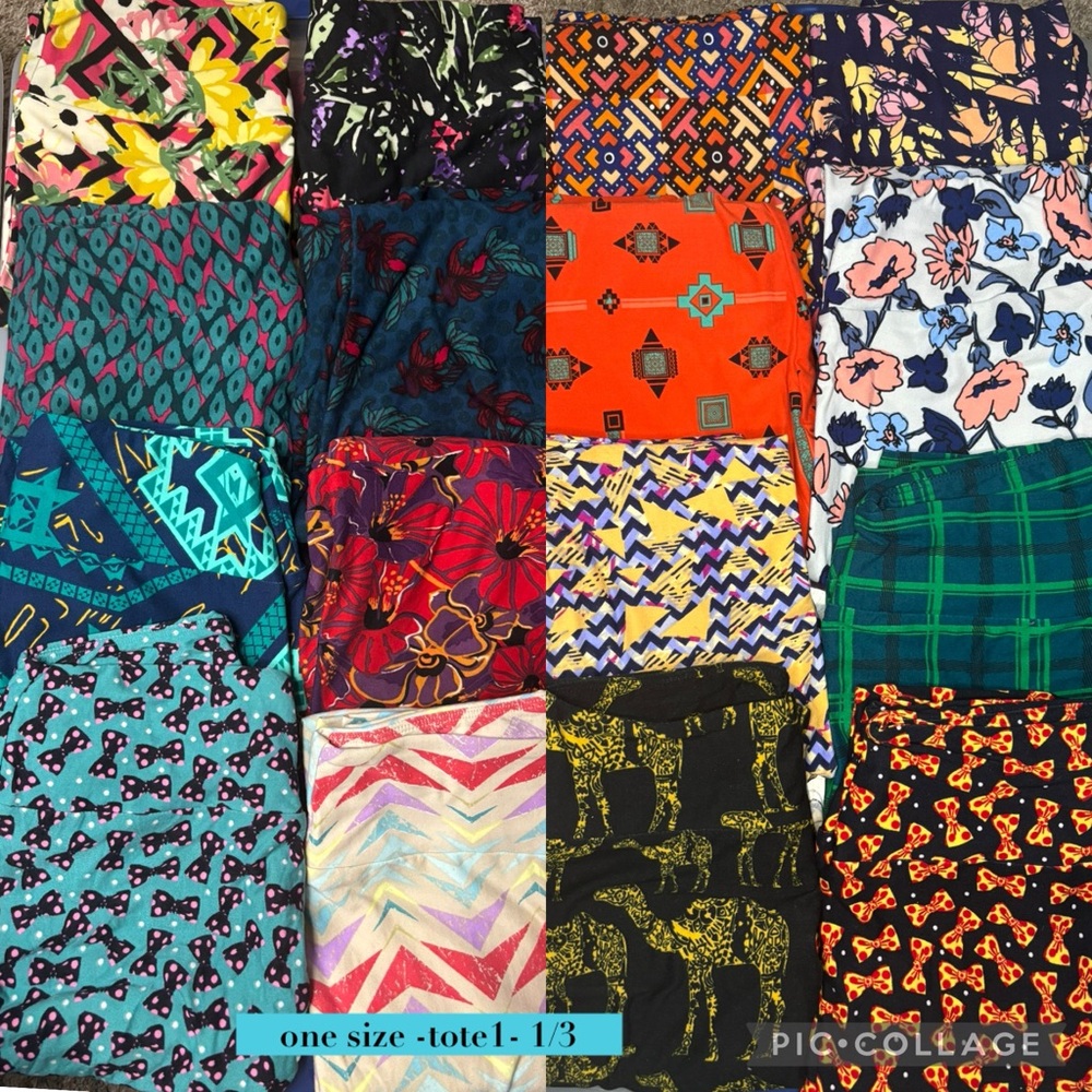 Colorful Patterned Leggings Collection (5Pairs -Mystery Box) - Picture 2 of 12
